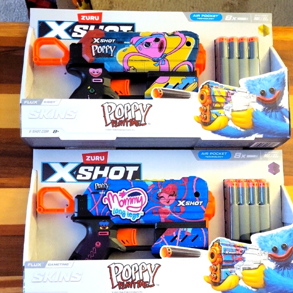 X-Shot Poppy Blaster Toy - Multicolor